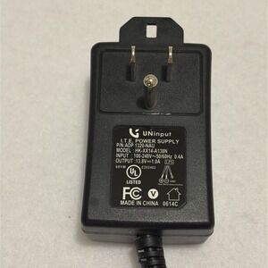 UNinput ITE 1320-NAU Power Supply Transformer AC DC 13.8V 1A HK-XX14-A138N Black